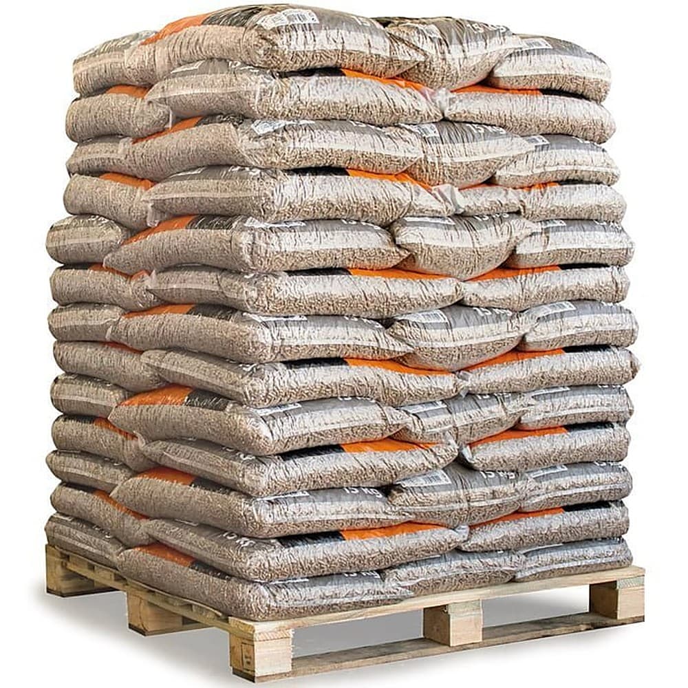 Granulés HEIZFUXX gris EN+ A2 — Palette 65 sacs x 15kg