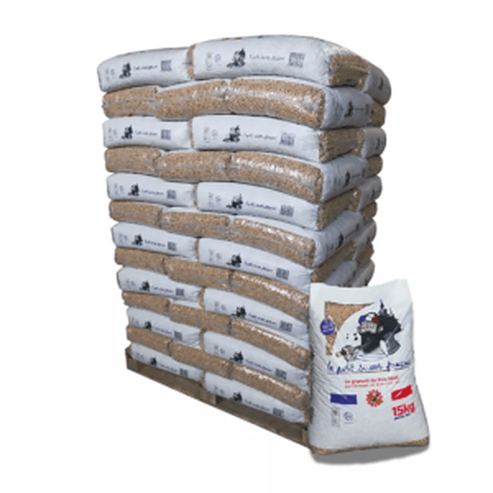 Pellet Le petit scieur français — 65 sacs de 15 kg — 100% résineux